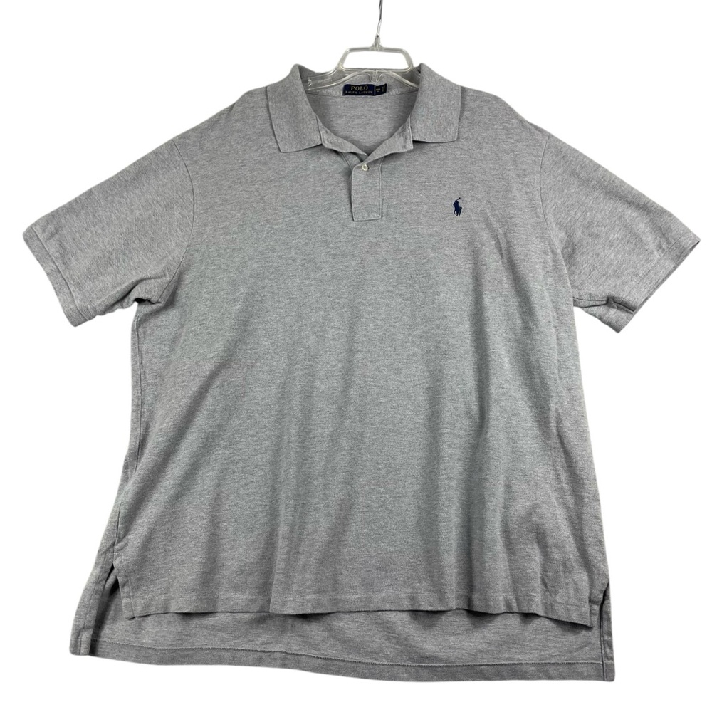 Men's Polo Ralph Lauren Grey Heather‎ Polo 3XB 0054